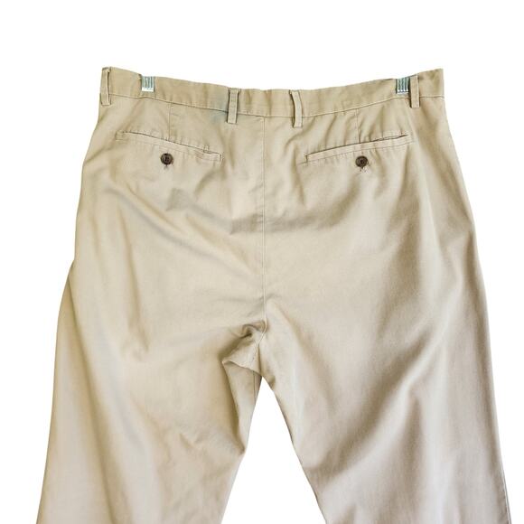 Banana Republic Factory Mens Non Iron Tailored Slim Fit Chino Pants Size 38 X 32 - Picture 5 of 14